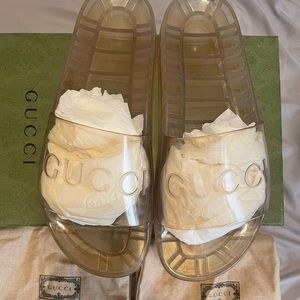 Gucci 2021 release Transparent slippers